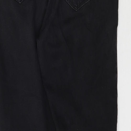 Preworn Womens Black  Denim Skinny Jeans Size M L28 in