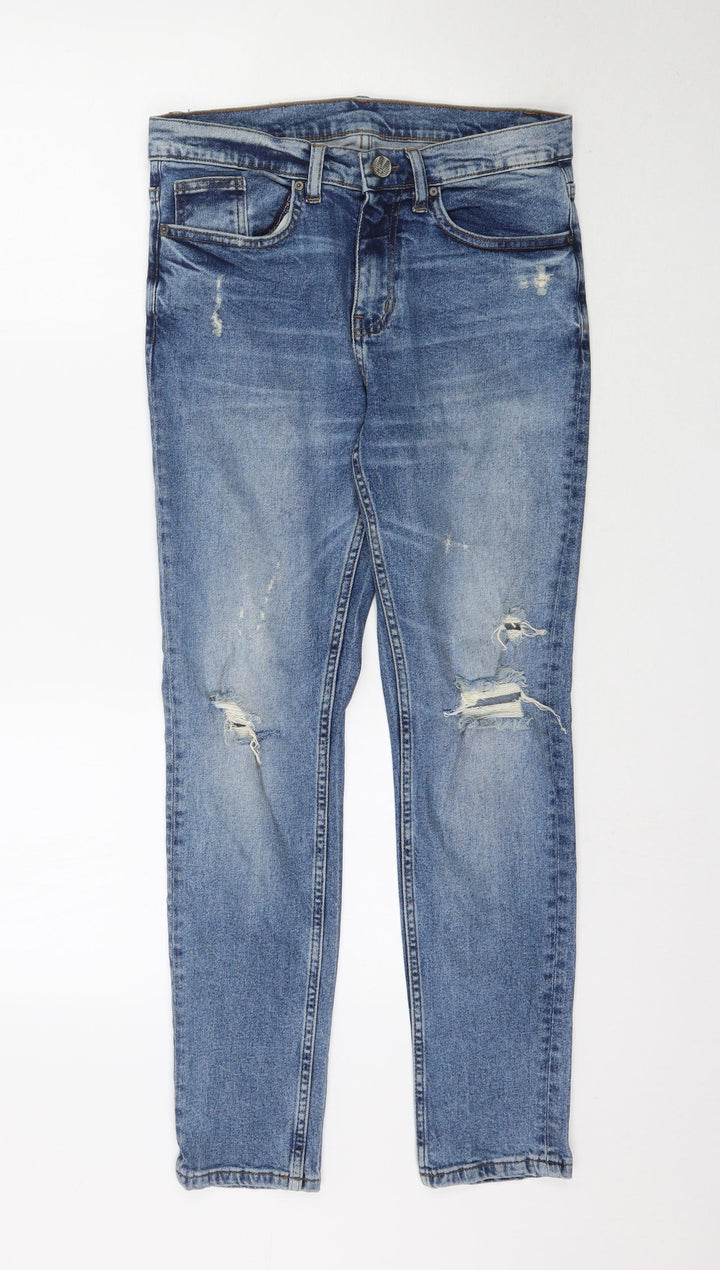 Maritas denim Womens Blue Denim Skinny Jeans Size S L28 in