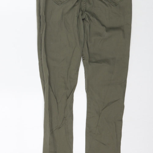 Preworn Womens Green  Denim Skinny Jeans Size 28 in L29 in