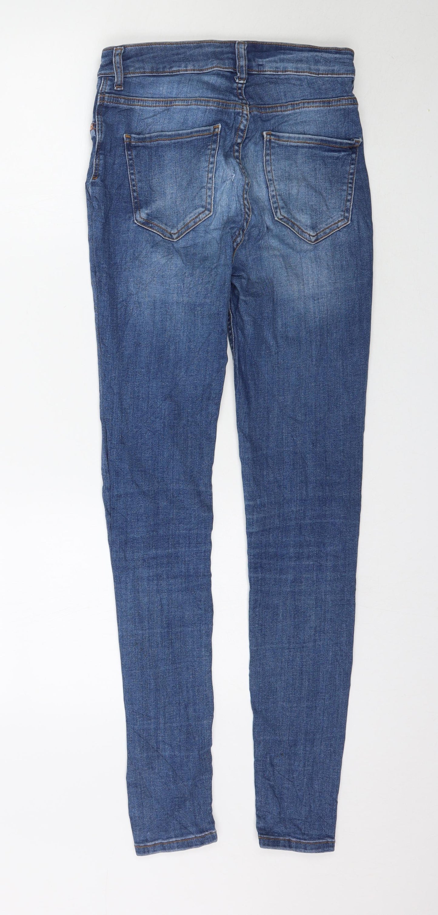 Amisu Womens Blue  Denim Skinny Jeans Size 27 in L31 in