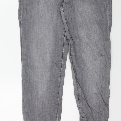 TALLY WEiJL Womens Grey  Denim Skinny Jeans Size 8 L31 in