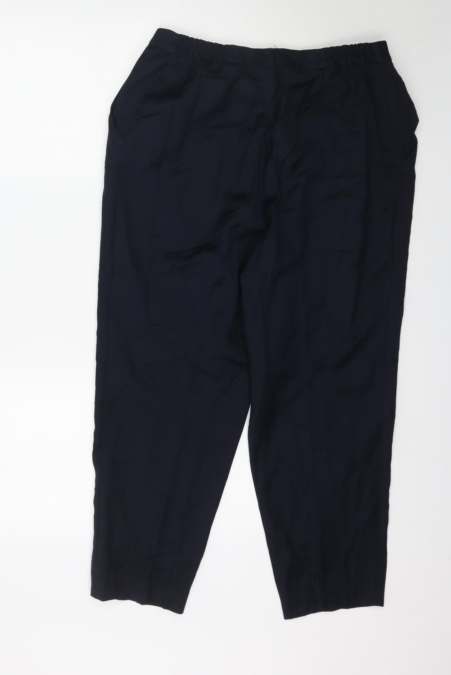 Preworn Womens Blue   Trousers  Size L L25 in