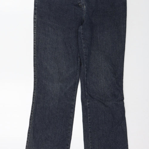 NEXT Womens Blue  Denim Straight Jeans Size S L28 in