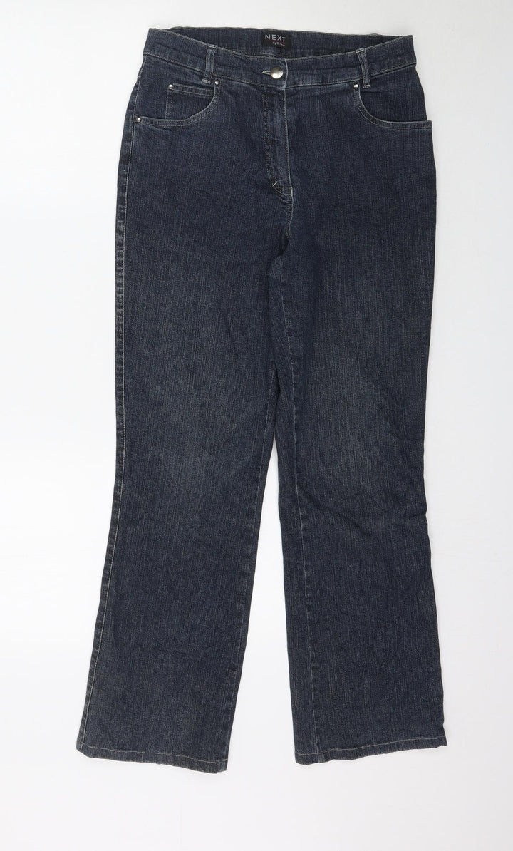 NEXT Womens Blue Denim Straight Jeans Size S L28 in
