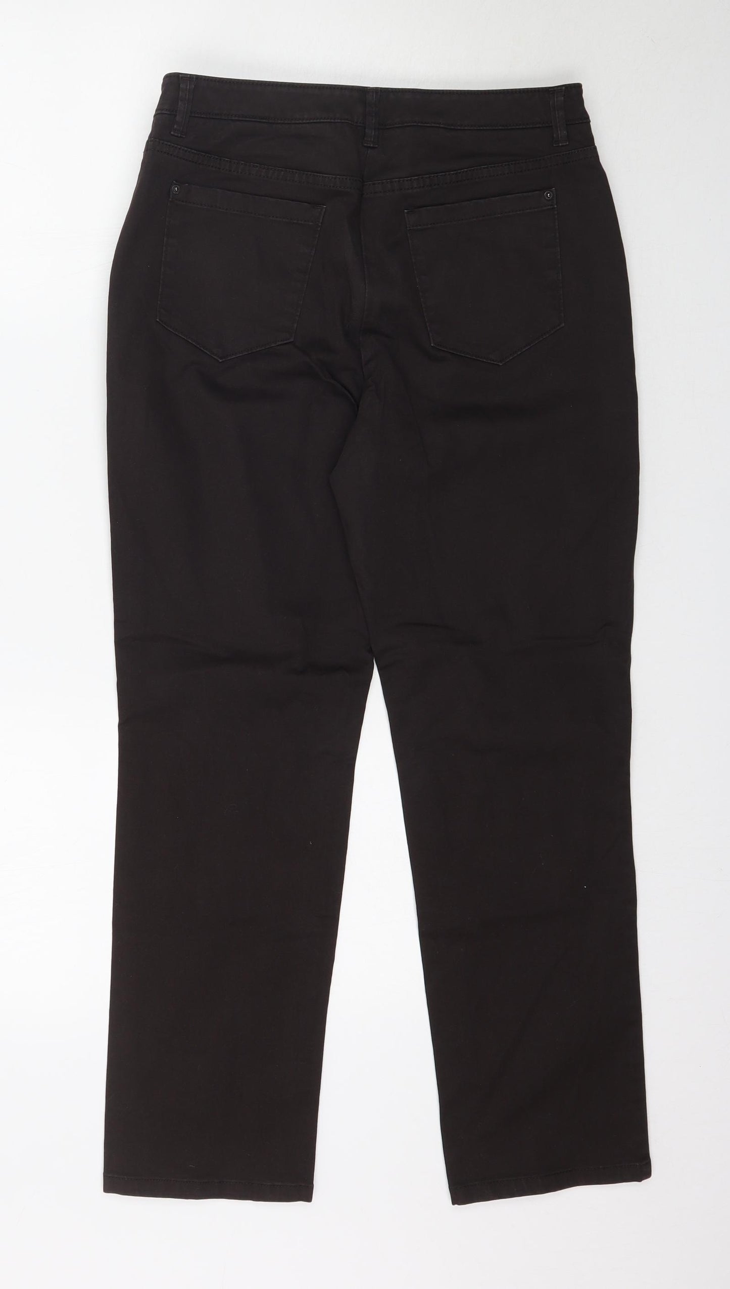 Marks and Spencer Womens Brown   Trousers  Size 10 L27 in
