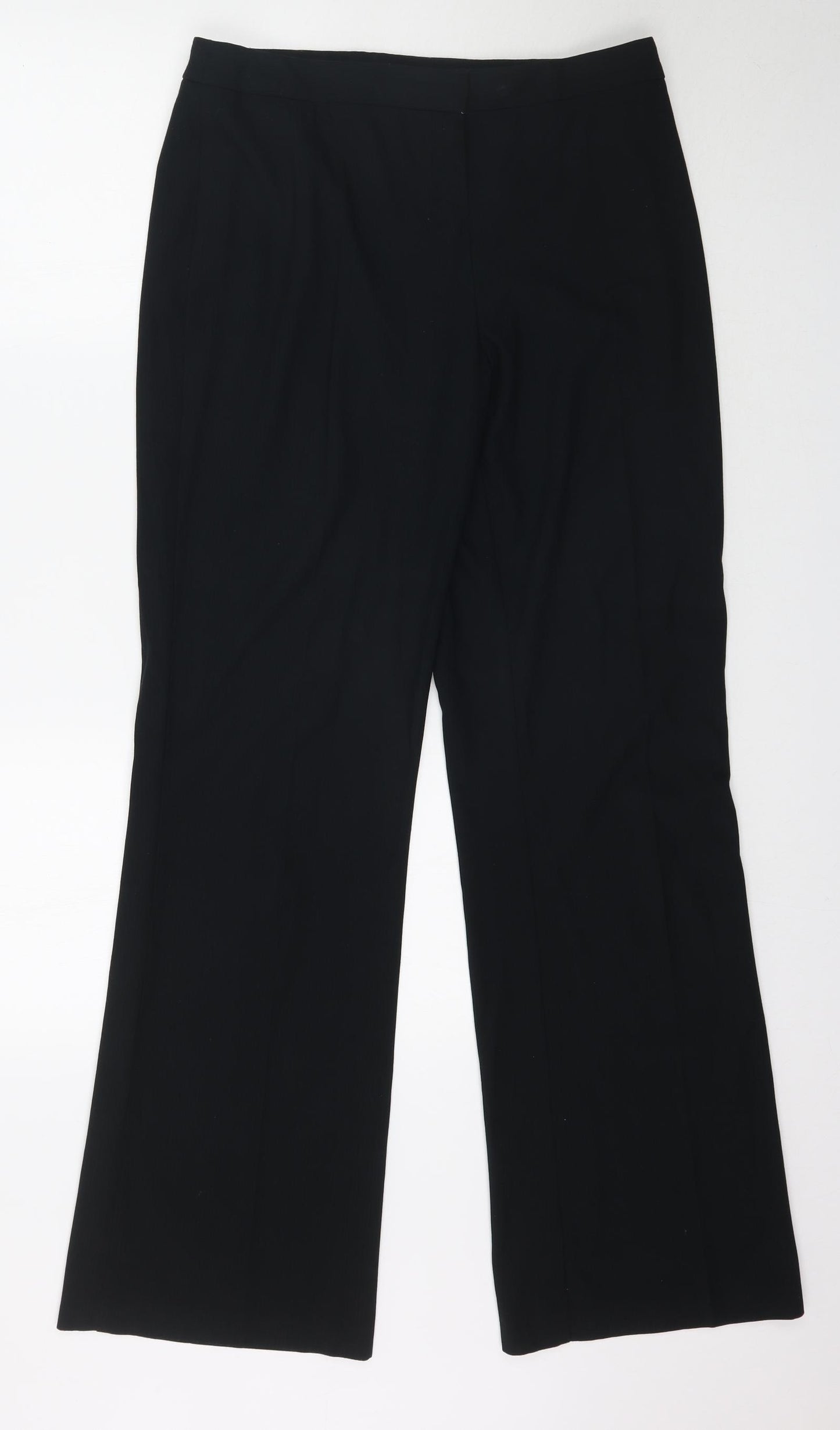 Marks and Spencer Womens Black   Trousers  Size 12 L33 in - Work Office