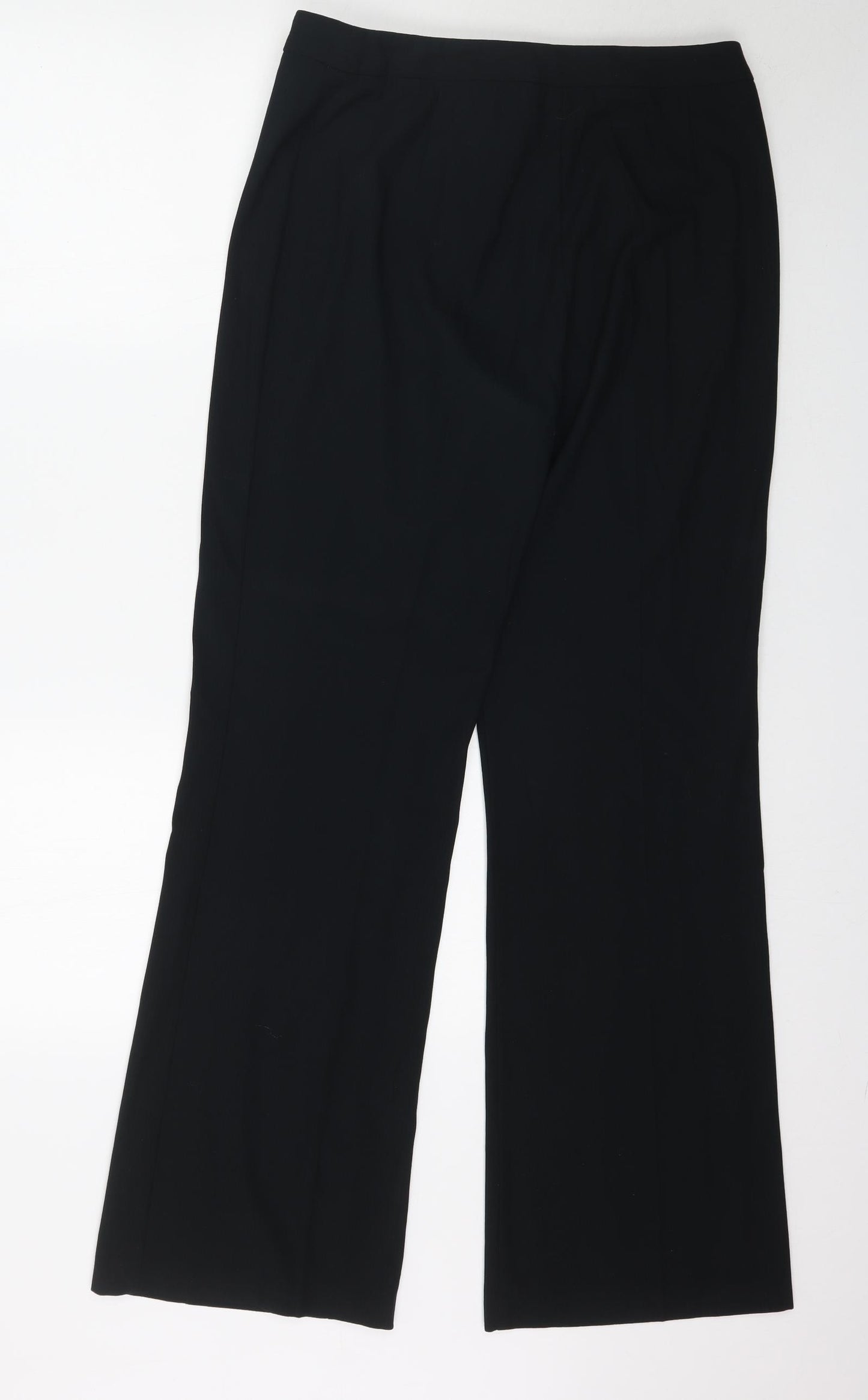 Marks and Spencer Womens Black   Trousers  Size 12 L33 in - Work Office