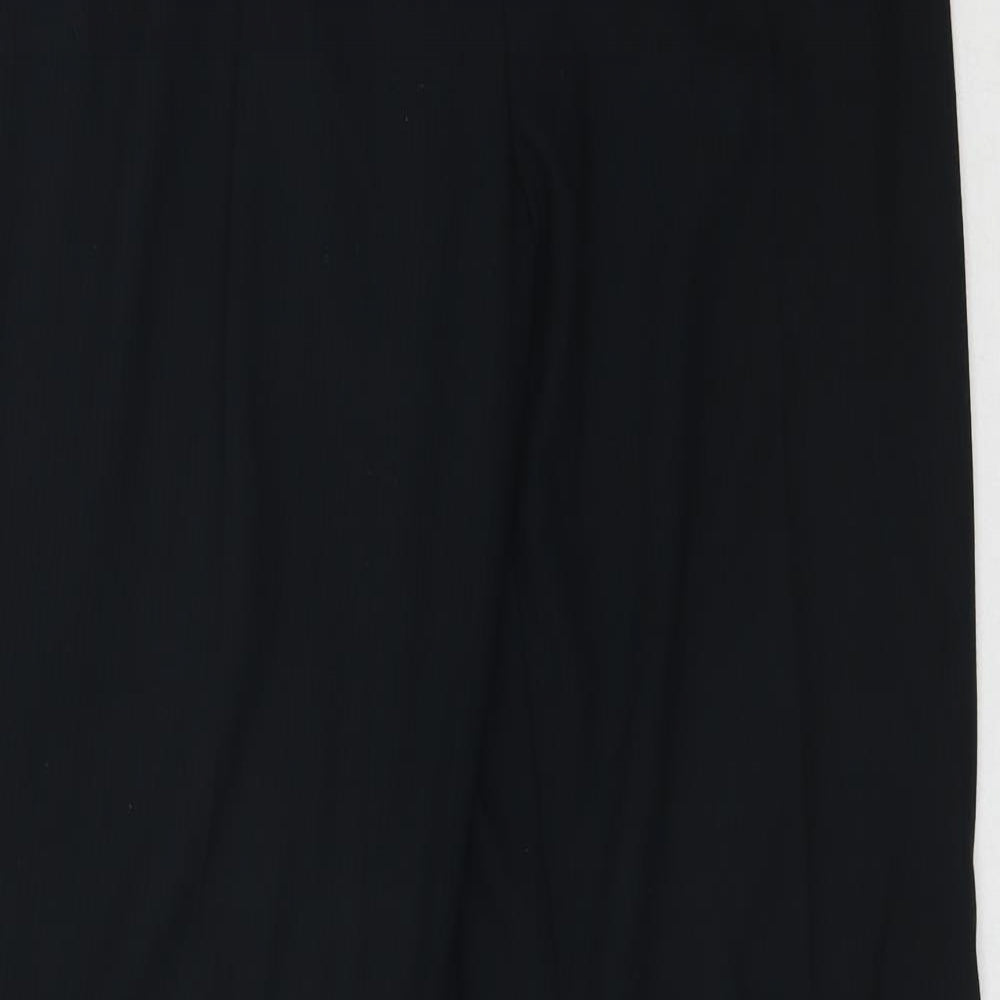 Marks and Spencer Womens Black   Trousers  Size 12 L33 in - Work Office