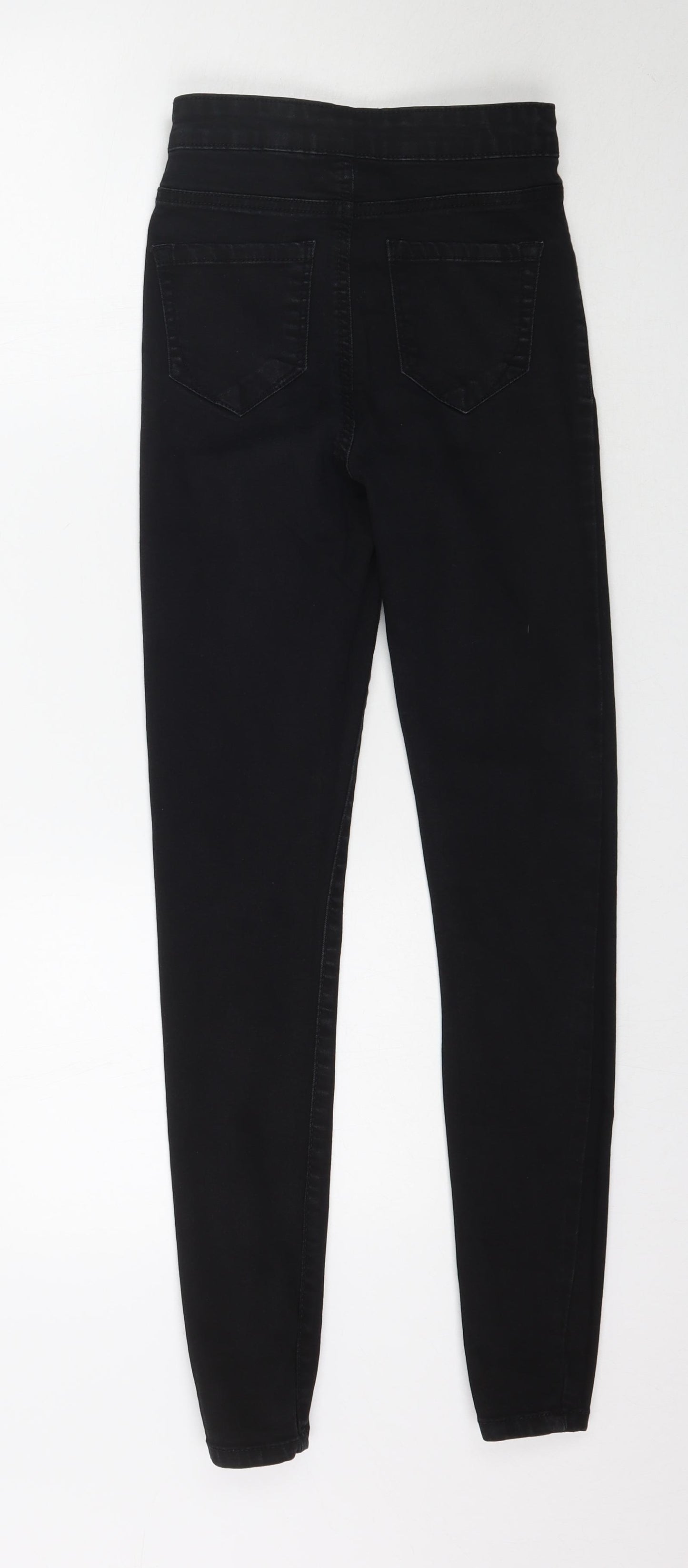 Denim Co. Womens Black  Denim Skinny Jeans Size 4 L28 in