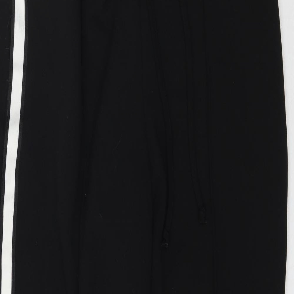 Papaya Womens Black   Trousers  Size 12 L25 in
