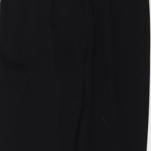 Papaya Womens Black   Trousers  Size 12 L25 in