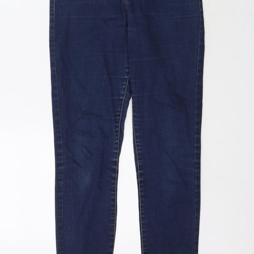 Denim Co. Womens Blue  Denim Skinny Jeans Size 10 L29 in
