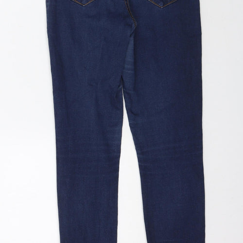 Denim Co. Womens Blue  Denim Skinny Jeans Size 10 L29 in