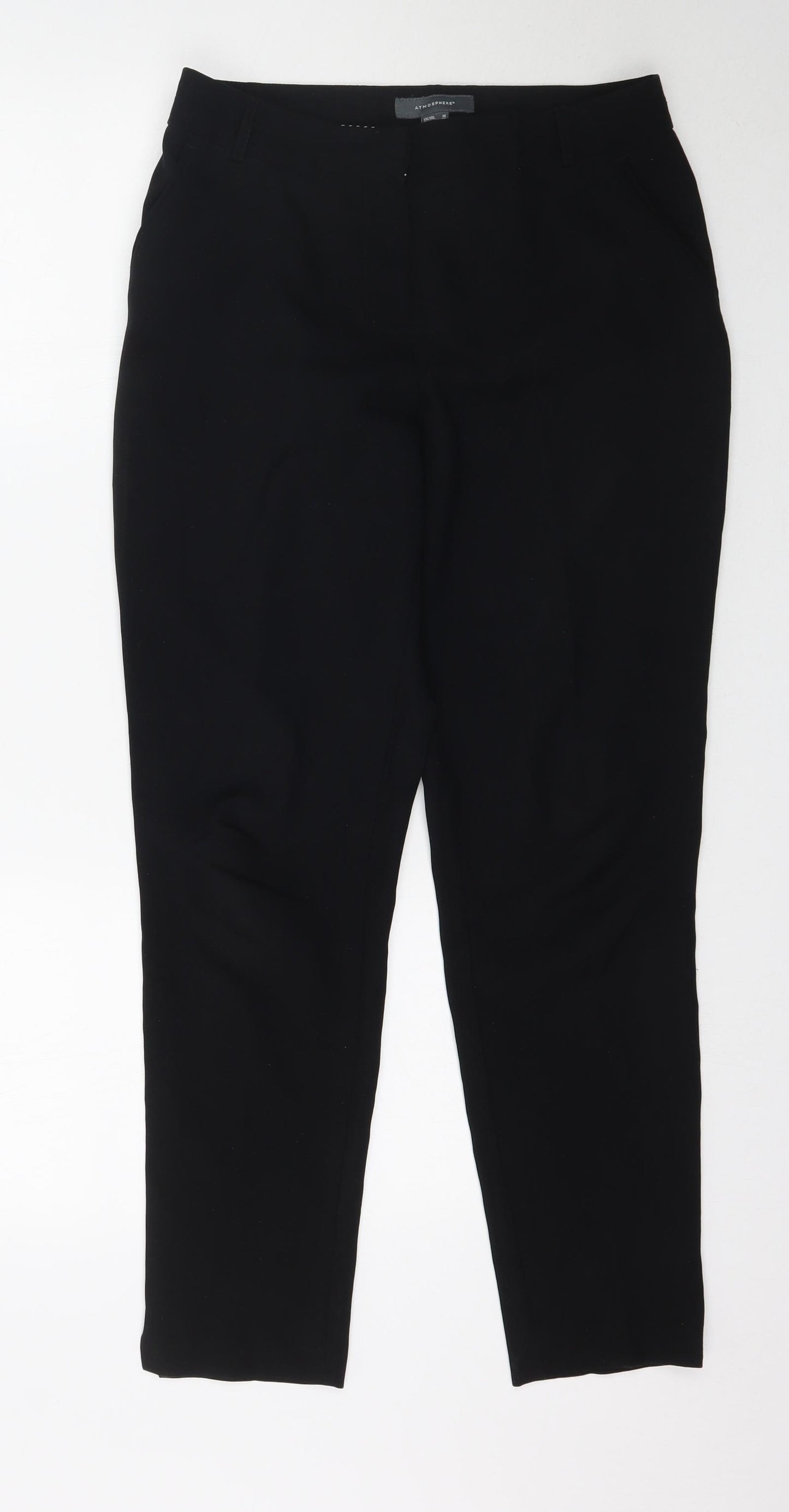 Atmosphere Womens Black   Trousers  Size 10 L29 in