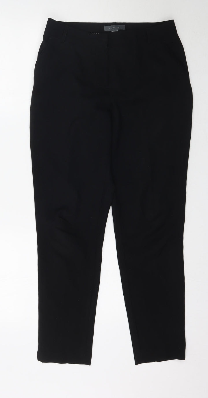 Atmosphere Womens Black   Trousers  Size 10 L29 in