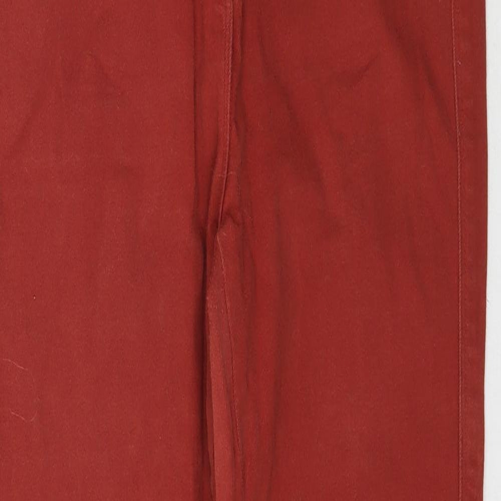 NEXT Womens Orange  Denim Skinny Jeans Size 10 L29 in - Burnt Orange