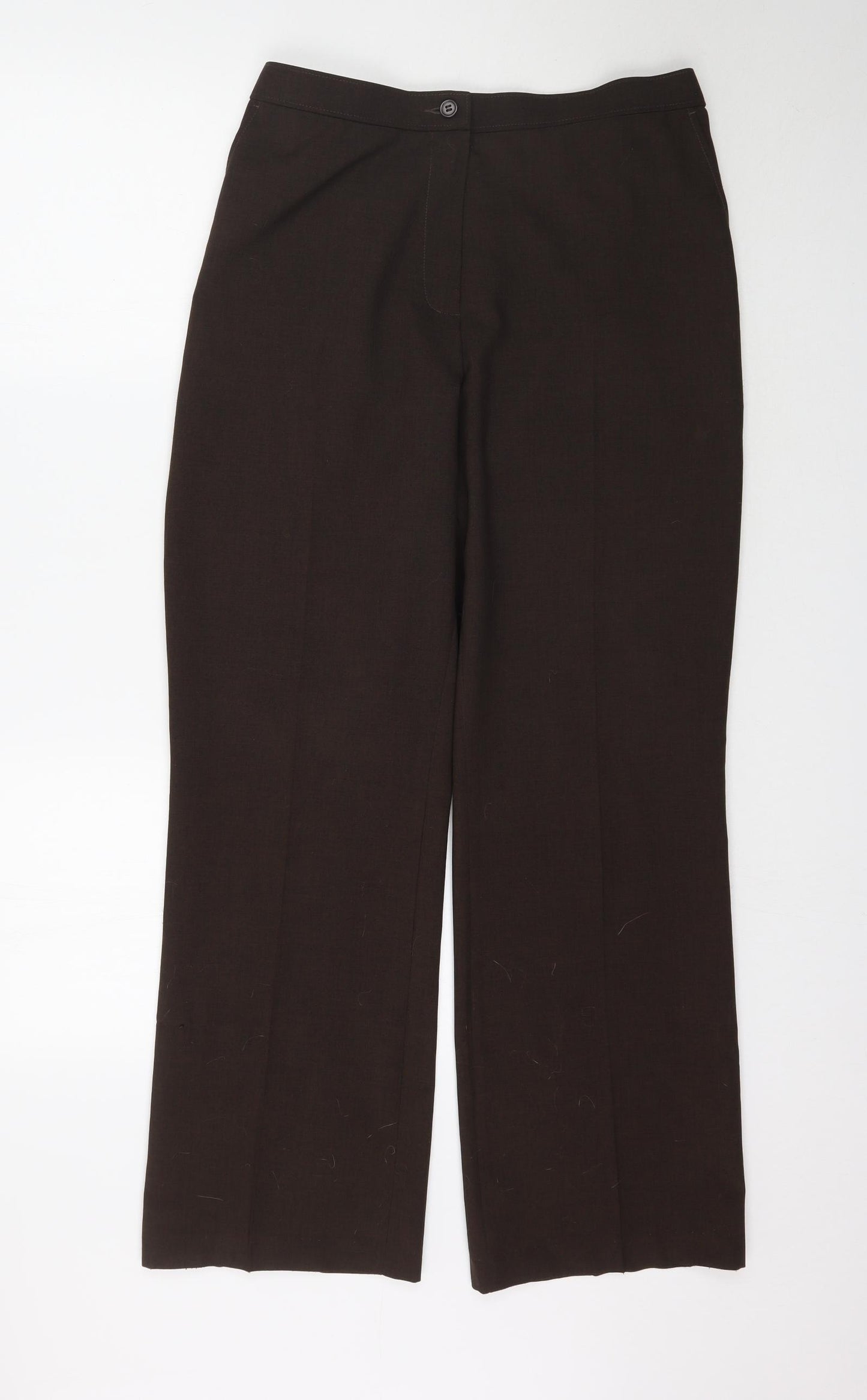 Marks and Spencer Womens Brown   Trousers  Size 14 L30 in