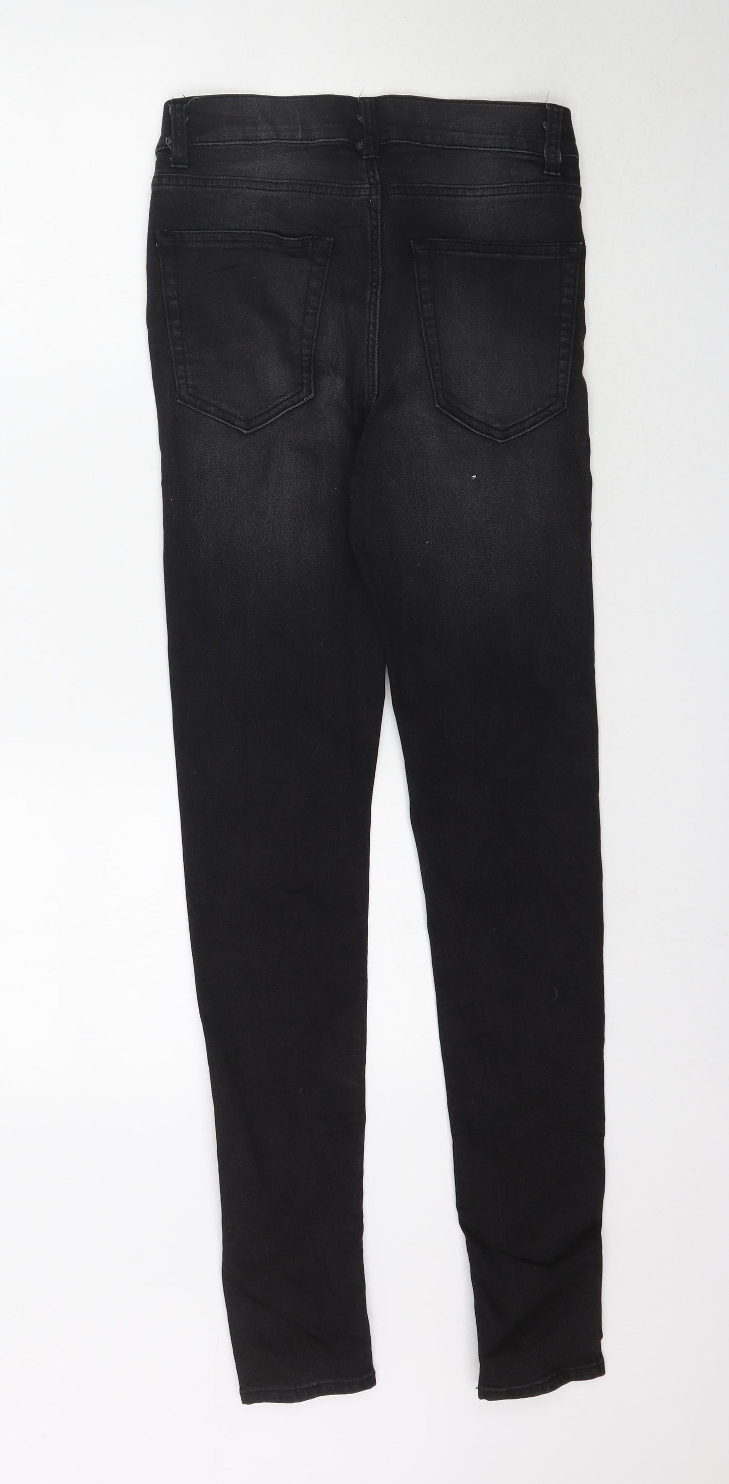 Preworn Womens Black  Denim Skinny Jeans Size S L32 in