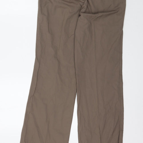 Resreved Womens Brown   Trousers  Size 8 L32 in
