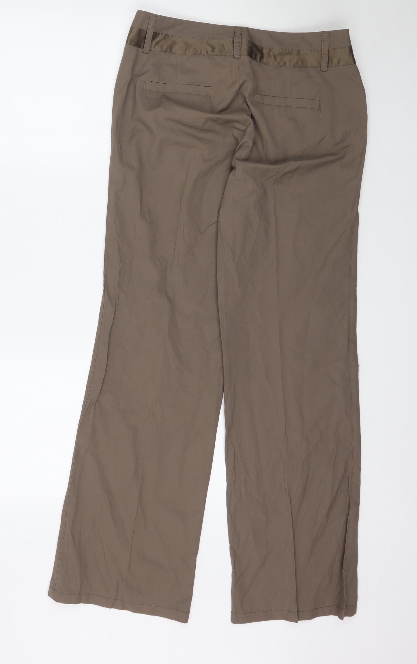 Resreved Womens Brown   Trousers  Size 8 L32 in
