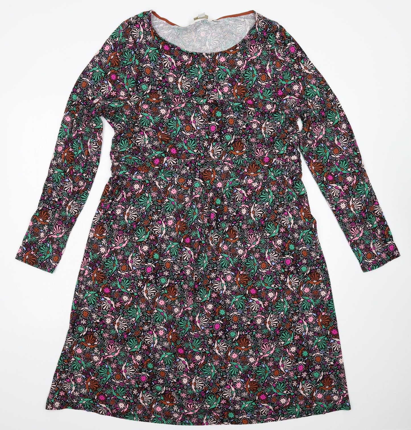 Boden Womens Multicoloured Floral  Fit & Flare  Size 20