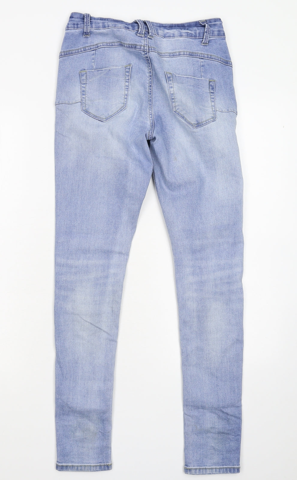 Denim & Co. Womens Blue  Denim Skinny Jeans Size 8 L29 in