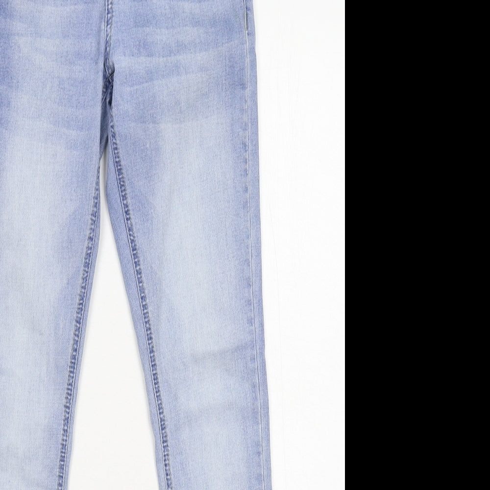 Denim & Co. Womens Blue  Denim Skinny Jeans Size 8 L29 in