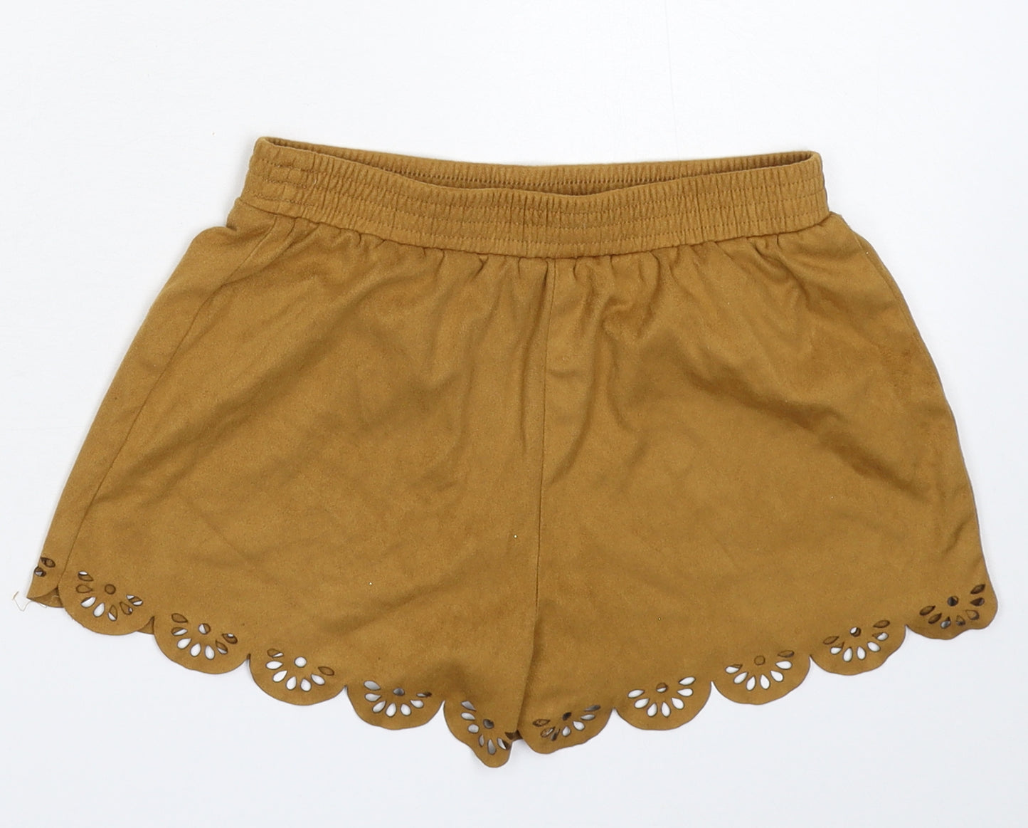 Nutmeg Girls Brown   Bermuda Shorts Size 8-9 Years