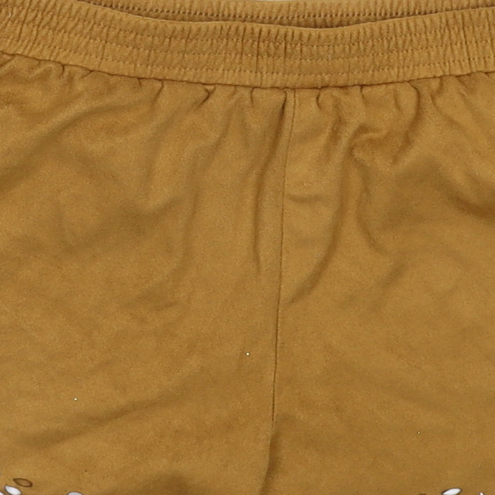 Nutmeg Girls Brown   Bermuda Shorts Size 8-9 Years