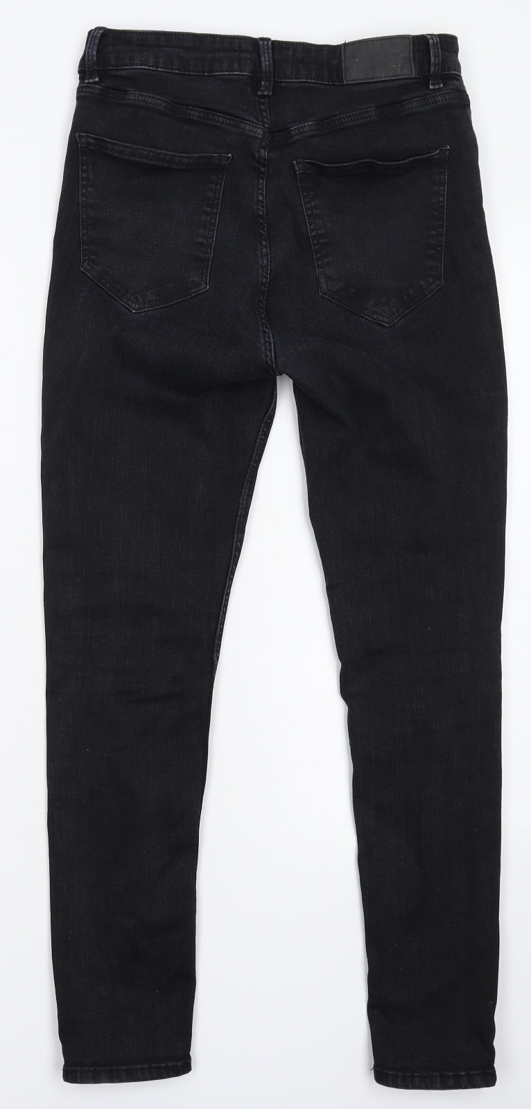 Zara Womens Black  Denim Skinny Jeans Size 12 L28 in