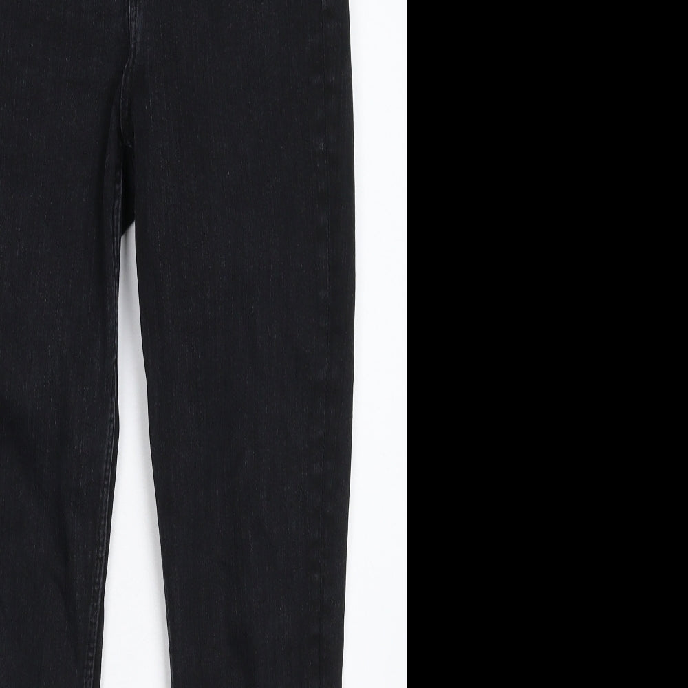 Zara Womens Black  Denim Skinny Jeans Size 12 L28 in
