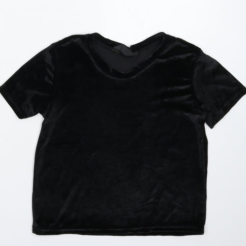 MRT Womens Black   Basic T-Shirt Size 6