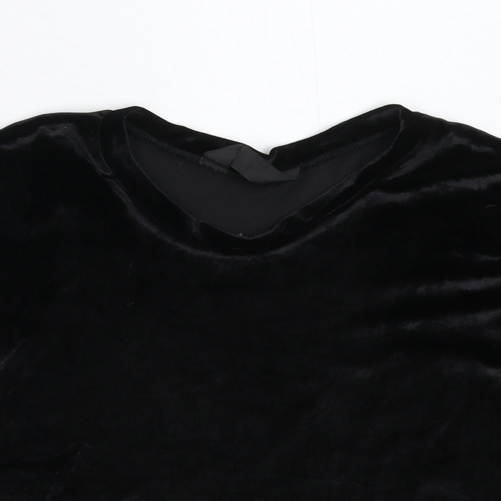 MRT Womens Black   Basic T-Shirt Size 6