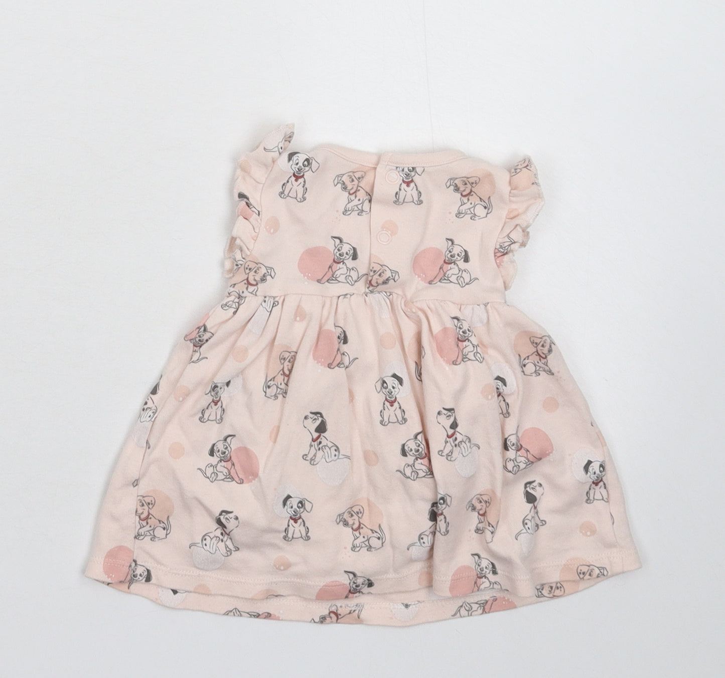 Disney Girls Pink   Fit & Flare  Size 0-3 Months  - Dalmatian
