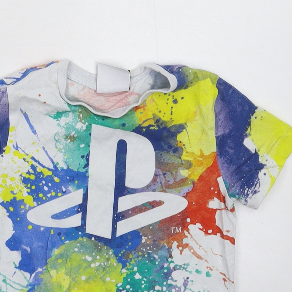 NEXT Boys Multicoloured   Basic T-Shirt Size 4 Years  - Playstation