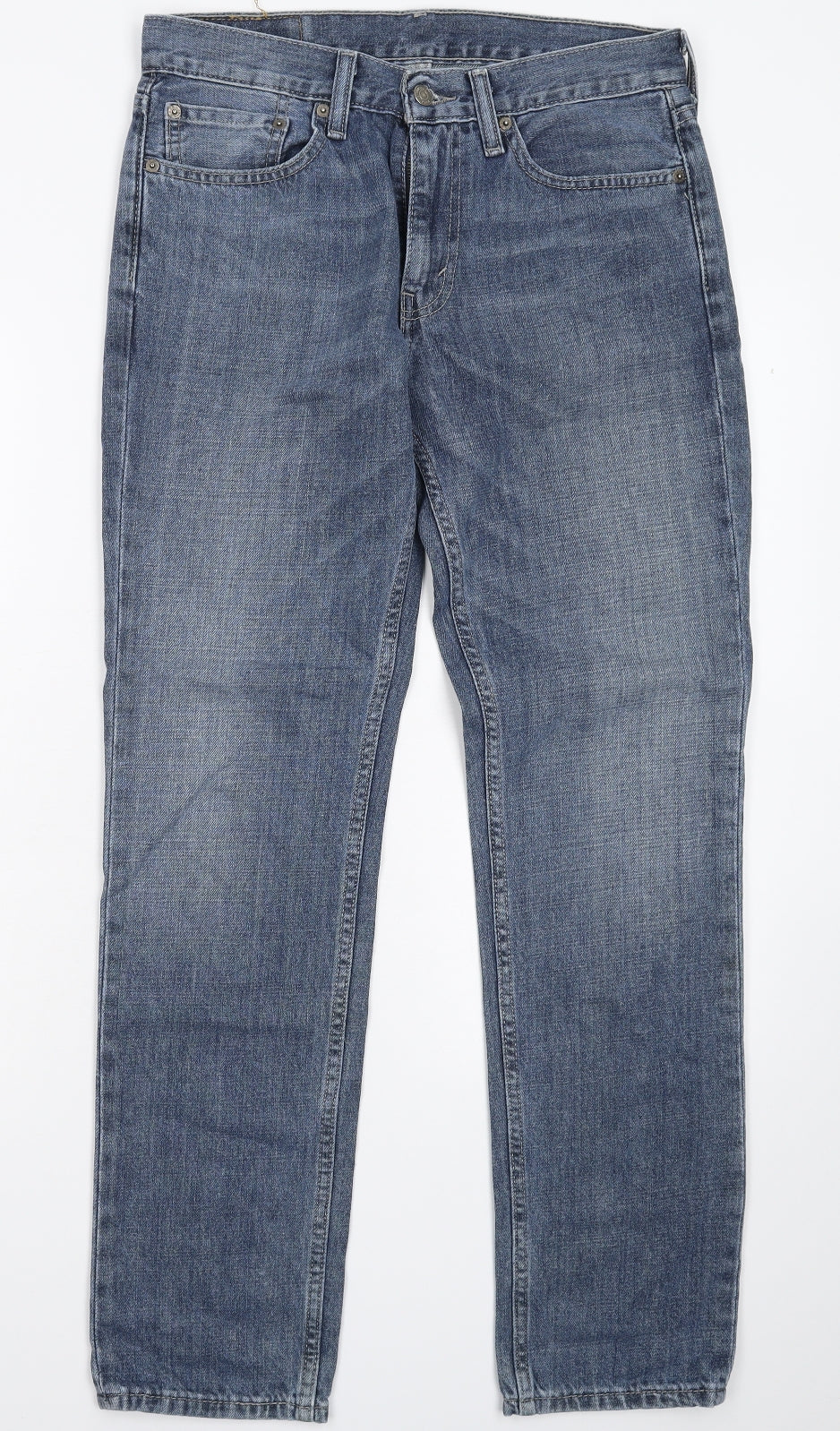 Levi's Mens Blue  Denim Tapered Jeans Size 31 L32 in