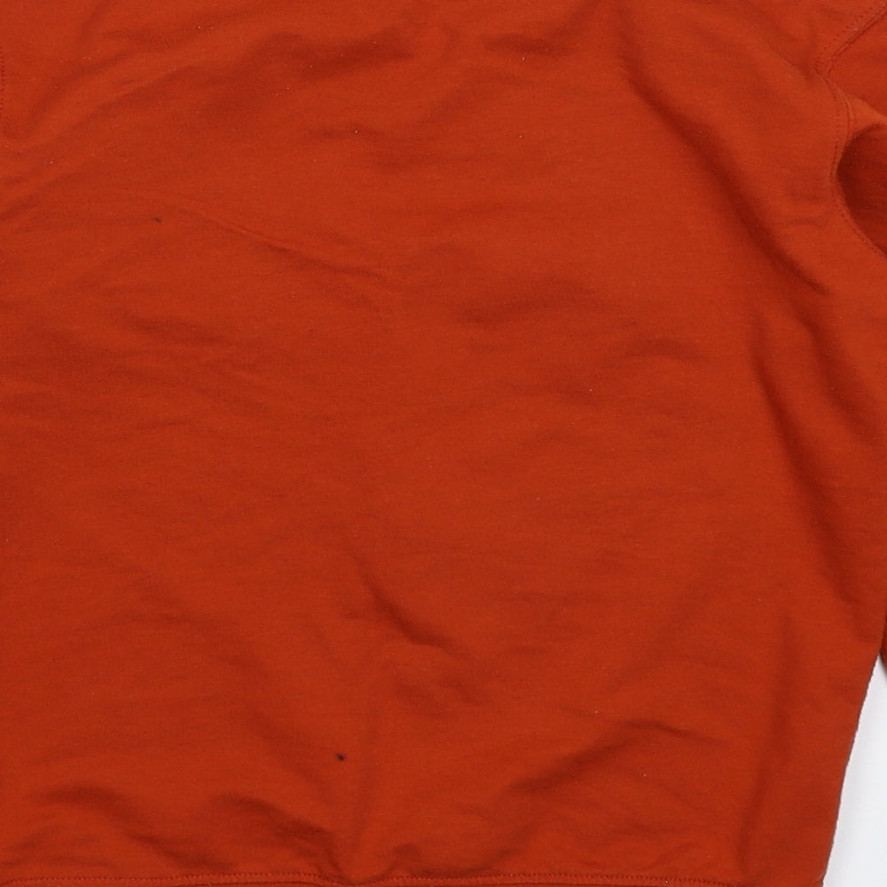 River Island Boys Orange   Pullover Sweatshirt Size 7-8 Years