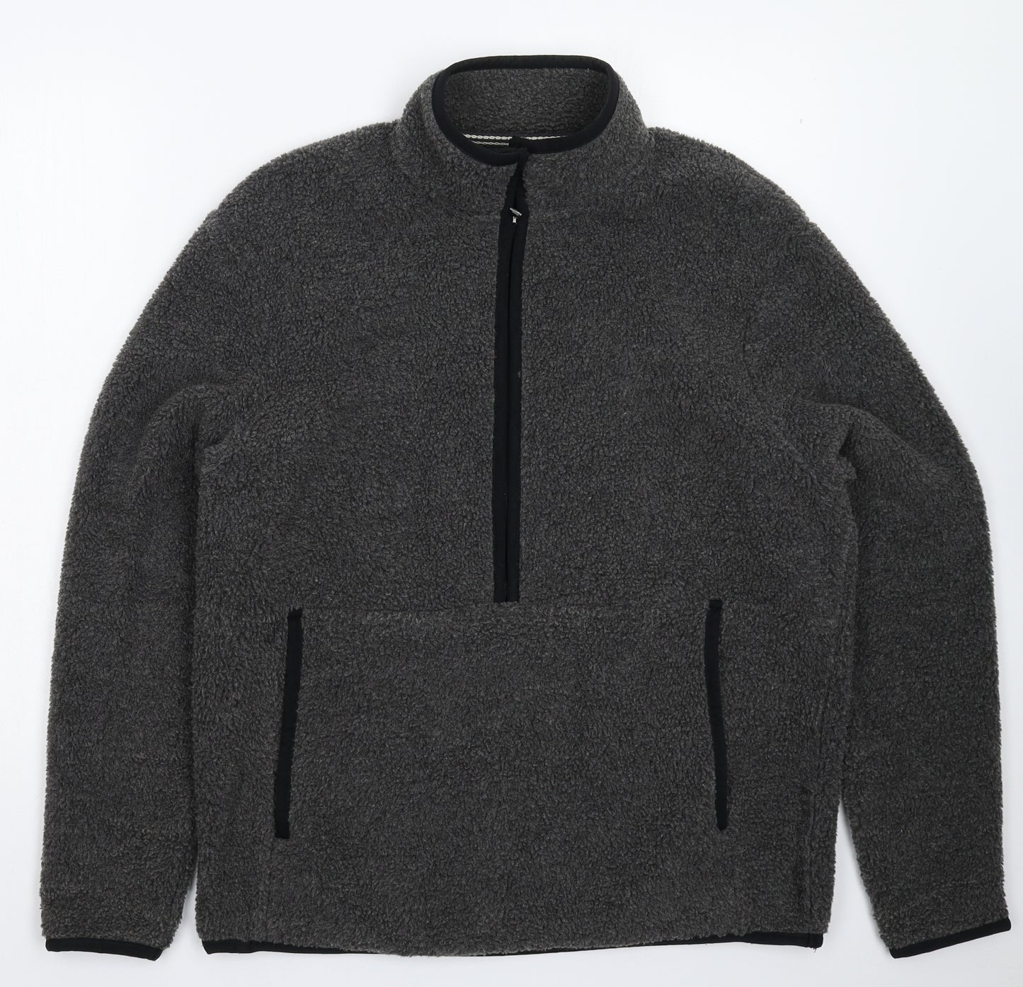George Mens Grey  Fleece Jacket  Size M