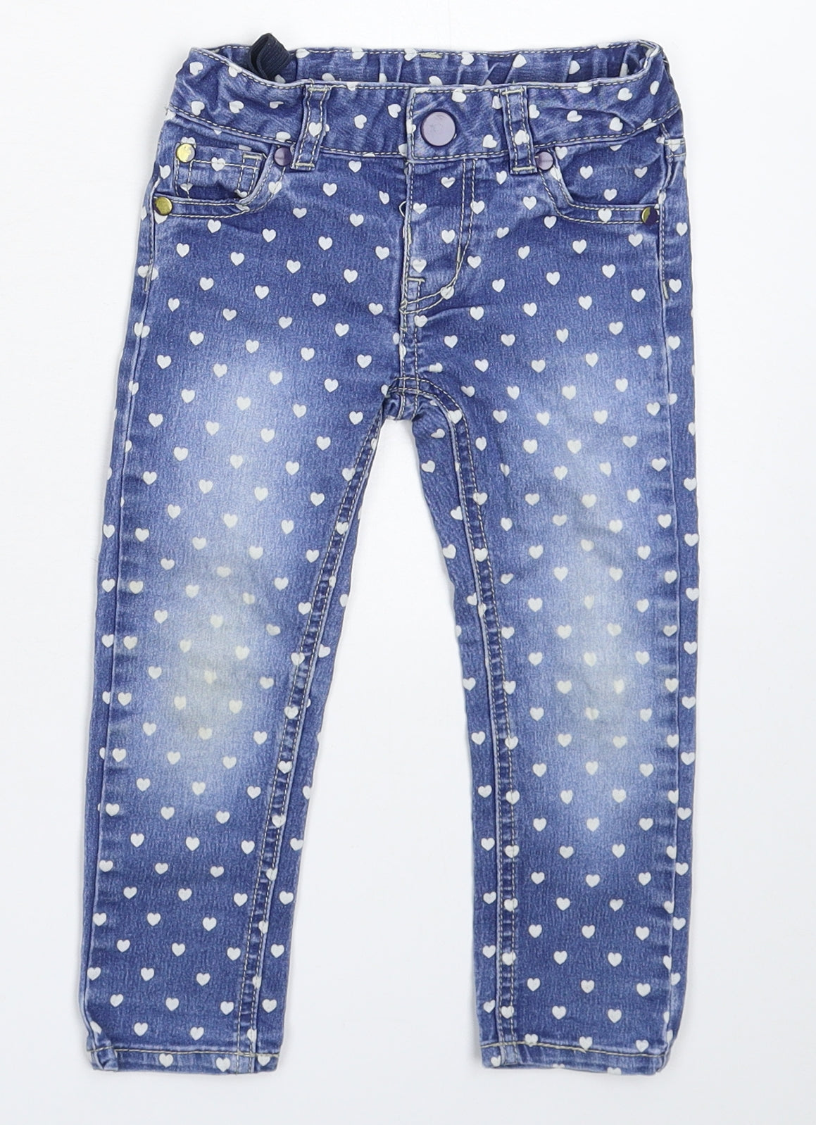 Merc Girls Blue  Denim Skinny Jeans Size 2-3 Years