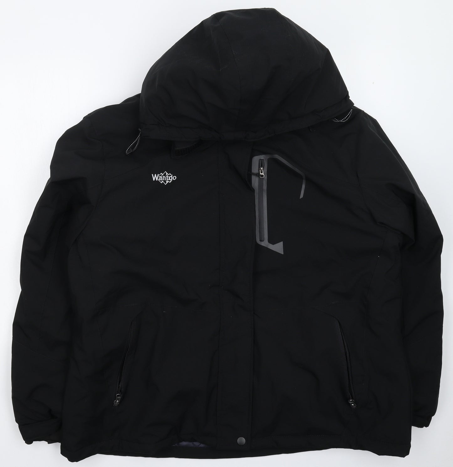 Wantdo Mens Black   Jacket  Size 2XL