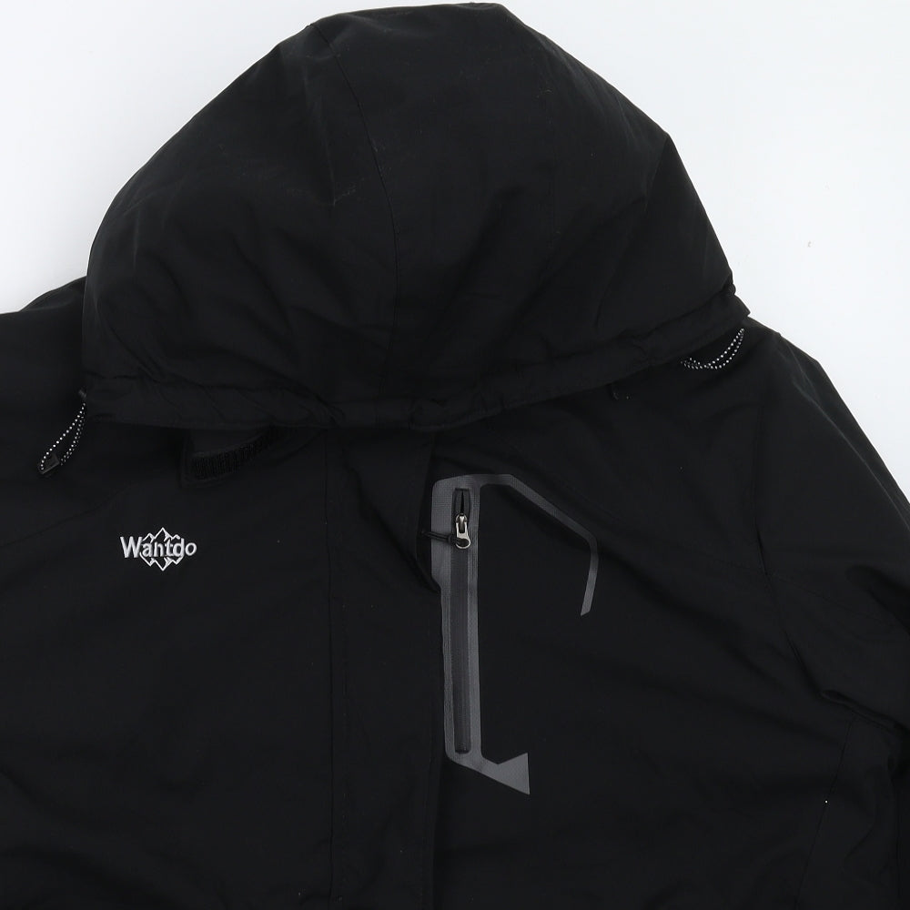 Wantdo Mens Black   Jacket  Size 2XL