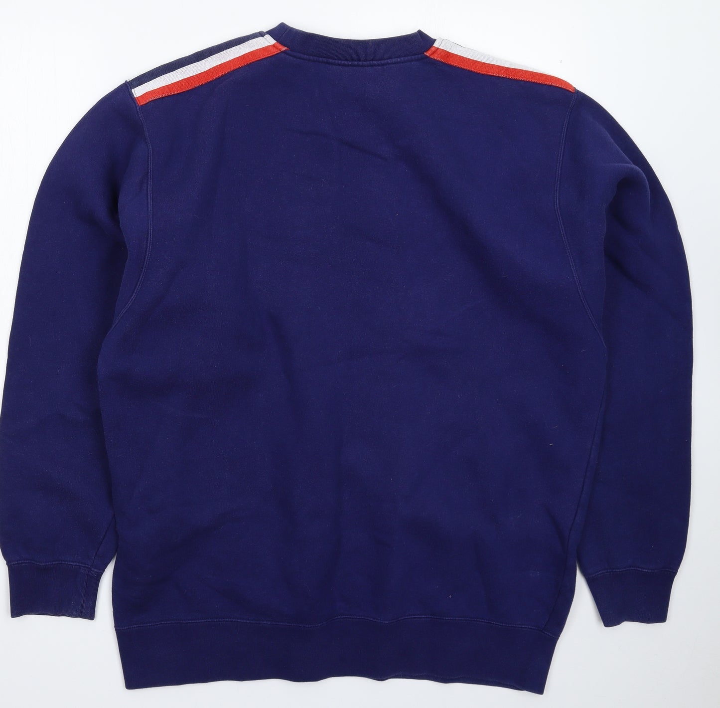 adidas Mens Blue   Pullover Sweatshirt Size 2XL