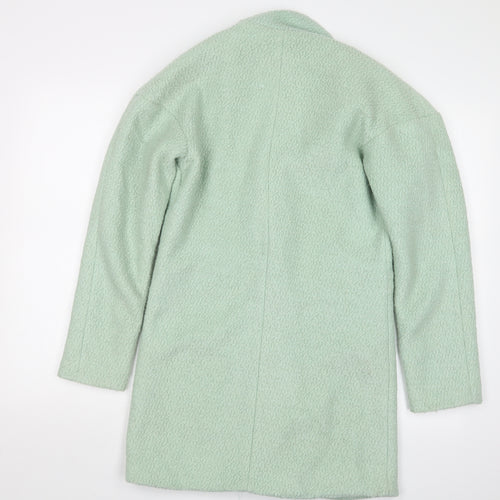 Sheinside Womens Green   Pea Coat Coat Size M