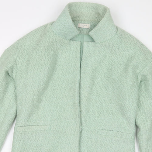 Sheinside Womens Green   Pea Coat Coat Size M