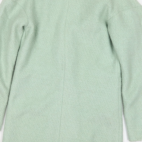 Sheinside Womens Green   Pea Coat Coat Size M