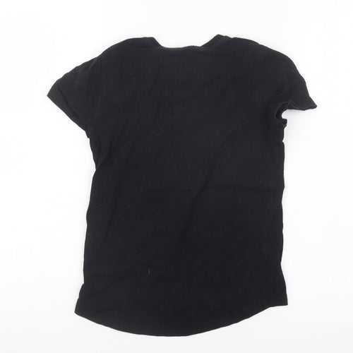 Primark Boys Black   Basic T-Shirt Size 8-9 Years  - Minecraft
