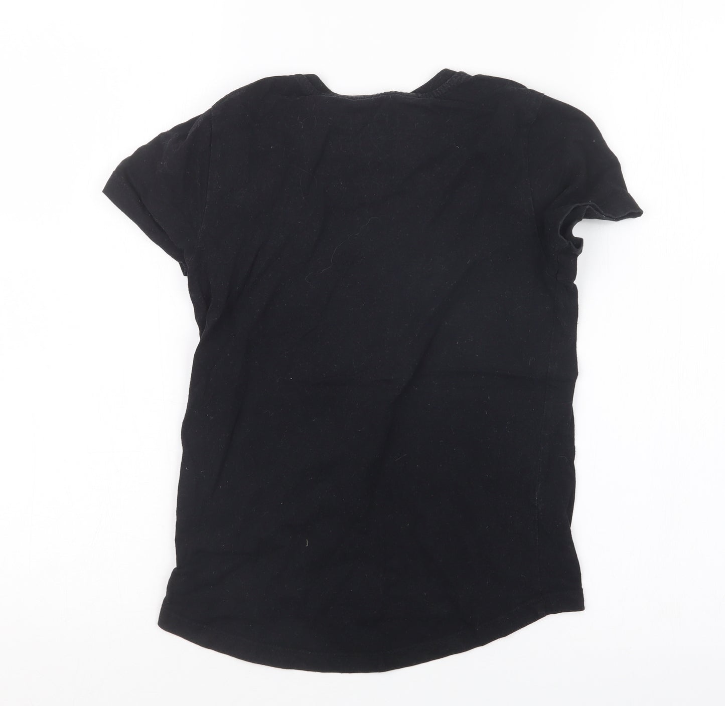 Primark Boys Black   Basic T-Shirt Size 8-9 Years  - Minecraft