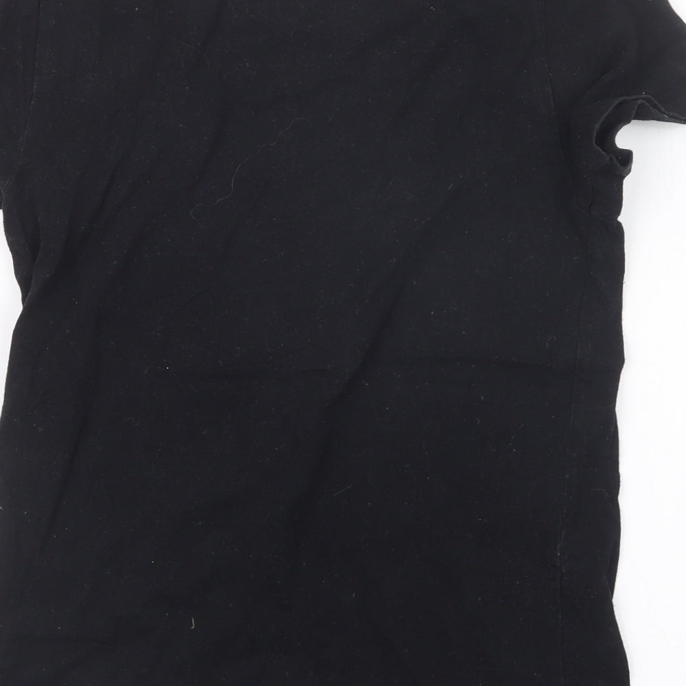 Primark Boys Black   Basic T-Shirt Size 8-9 Years  - Minecraft
