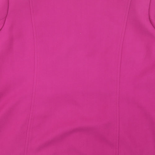 Wardrobe Essentials Womens Purple   Pea Coat Coat Size 14
