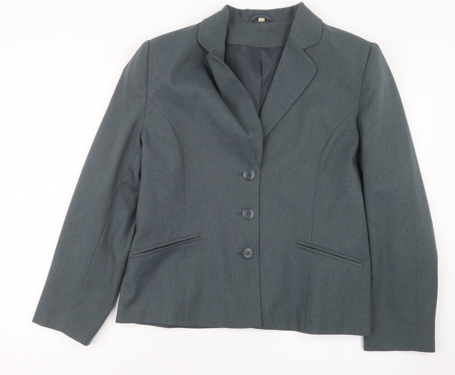 EWM Womens Grey   Jacket Blazer Size 16